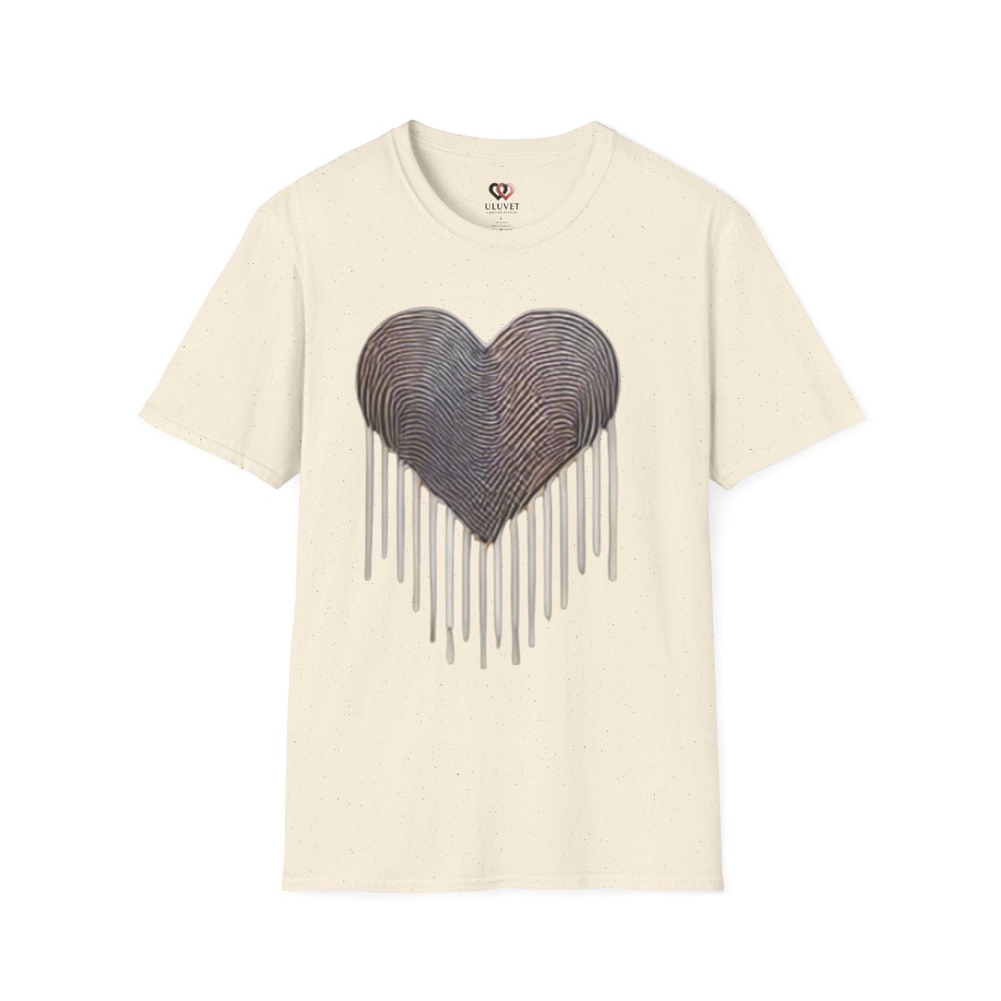 Heartfelt Fingerprint T-Shirt – Perfect for Gift Giving, Casual Wear, Couples, Anniversaries, Loved Ones