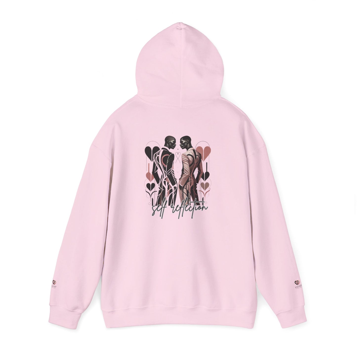 Self Reflection Unisex Hoodie, Comfortable Sweatshirt for Self-Care, Valentine's Day Gift, Cozy Apparel, Inspirational Clothing