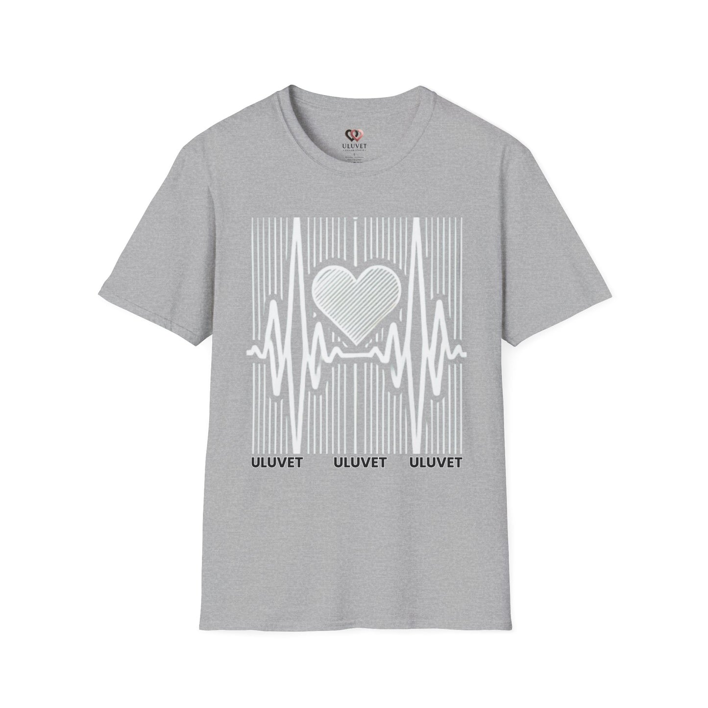Heartbeat Pulse Love Graphic T-Shirt - Unisex, Perfect for Music Lovers, Gifts, Casual Wear, Everyday Style