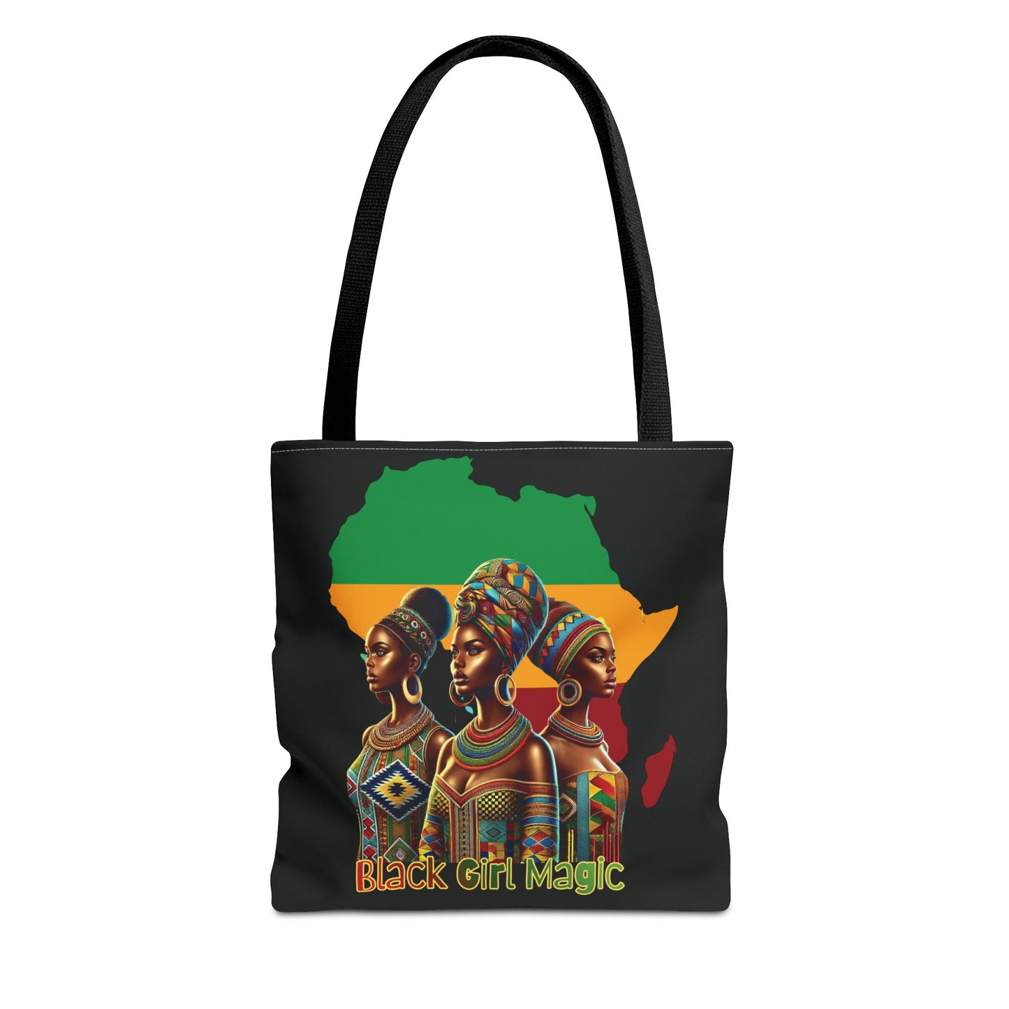 Tote Bag — "Black Girl Magic" African Heritage Portrait Tote