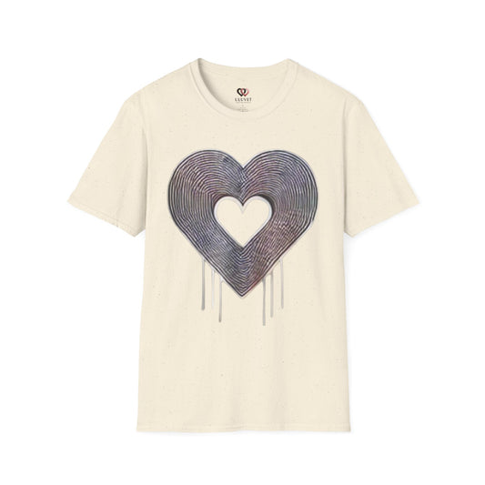 Heart Design Unisex Softstyle T-Shirt | Unique Gift for Valentine’s Day, Casual Wear, Heart Lovers, Everyday Comfort