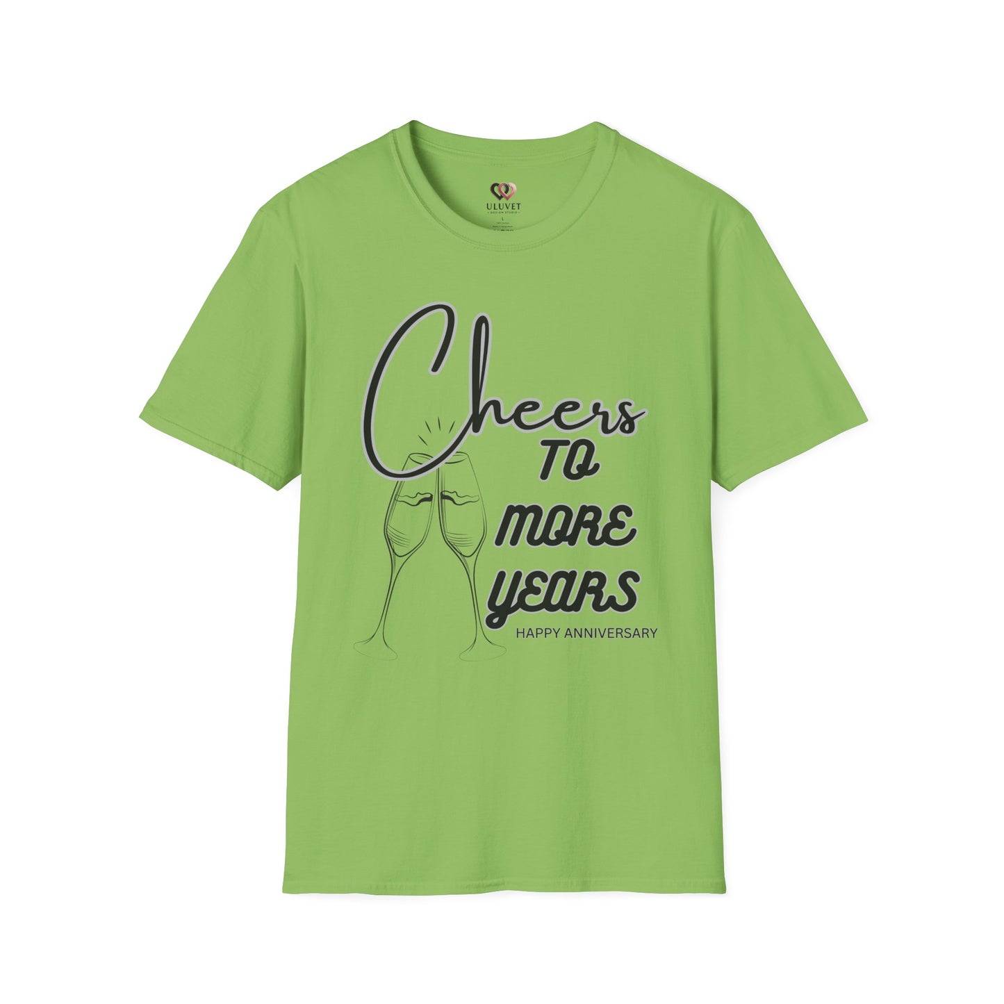 Cheers to More Years Anniversary T-Shirt, Gift for Couples, Unisex Tee, Celebration Shirt, Happy Anniversary Outfit